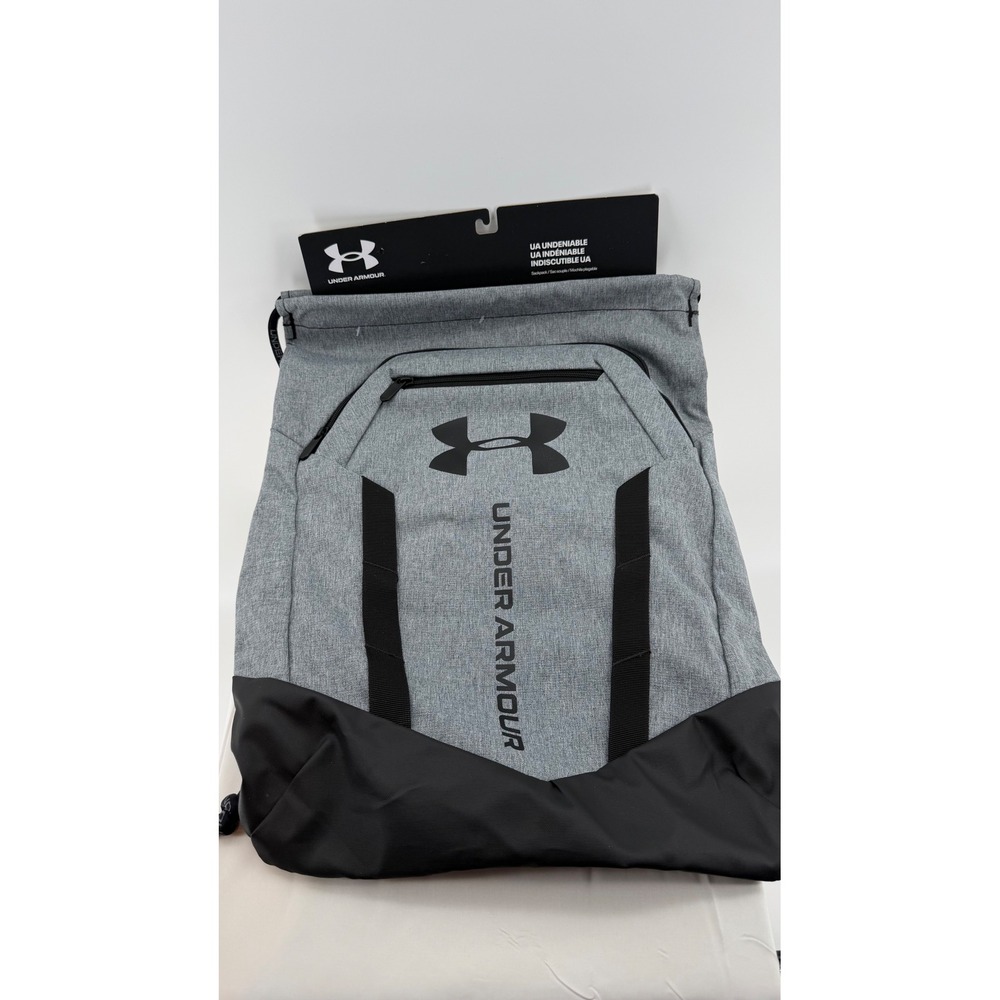 Under Armour Undeniable Sackpack Unisex OS Grey New UA Storm 20L Drawstring Bag